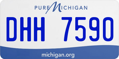 MI license plate DHH7590