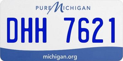 MI license plate DHH7621