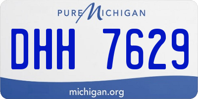MI license plate DHH7629