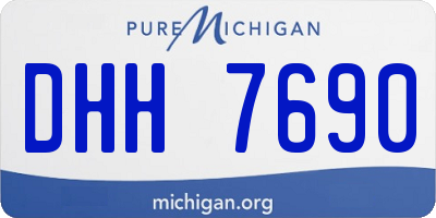 MI license plate DHH7690