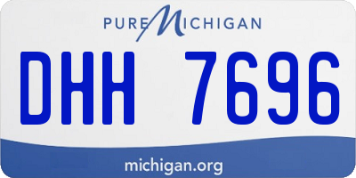 MI license plate DHH7696
