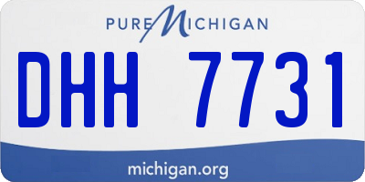 MI license plate DHH7731