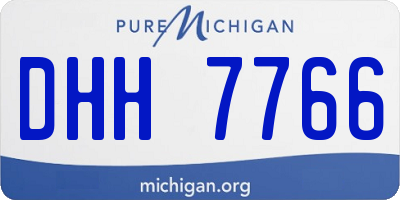 MI license plate DHH7766