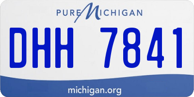 MI license plate DHH7841