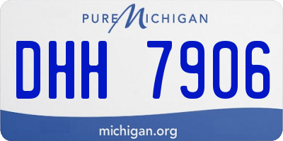 MI license plate DHH7906