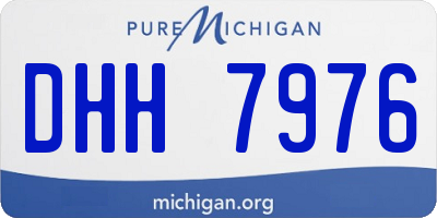 MI license plate DHH7976