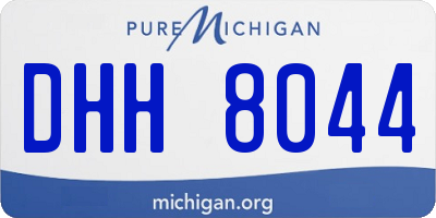 MI license plate DHH8044