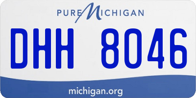 MI license plate DHH8046
