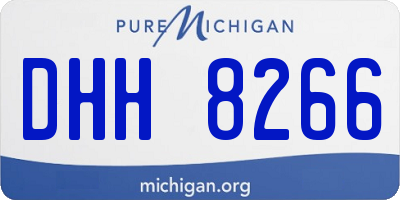MI license plate DHH8266