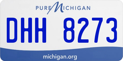 MI license plate DHH8273