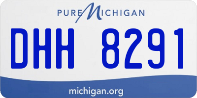MI license plate DHH8291