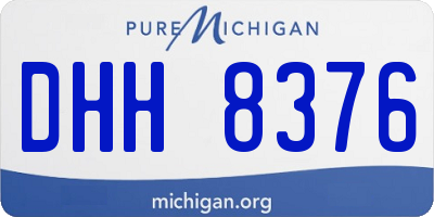 MI license plate DHH8376