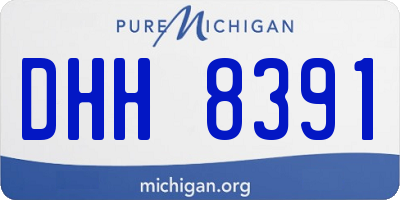 MI license plate DHH8391