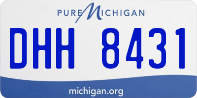 MI license plate DHH8431