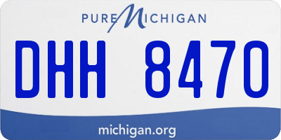 MI license plate DHH8470