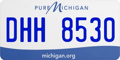 MI license plate DHH8530
