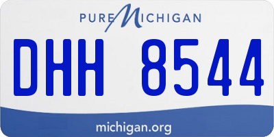 MI license plate DHH8544