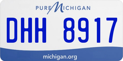 MI license plate DHH8917