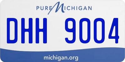MI license plate DHH9004