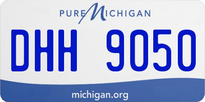 MI license plate DHH9050