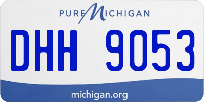 MI license plate DHH9053