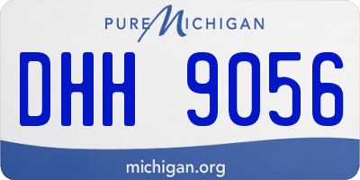 MI license plate DHH9056