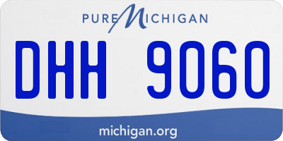 MI license plate DHH9060
