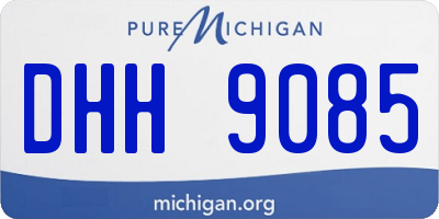 MI license plate DHH9085