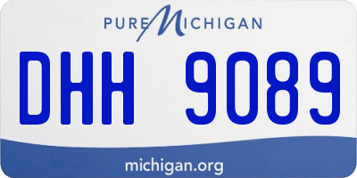 MI license plate DHH9089