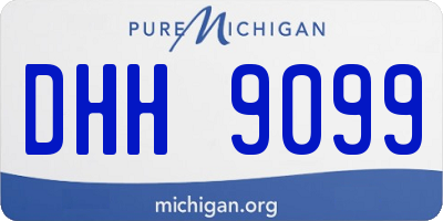 MI license plate DHH9099