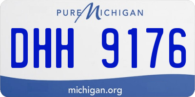 MI license plate DHH9176