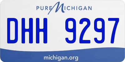 MI license plate DHH9297