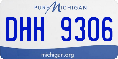 MI license plate DHH9306