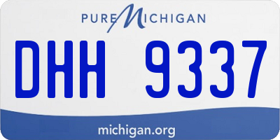 MI license plate DHH9337