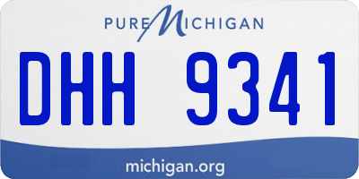 MI license plate DHH9341