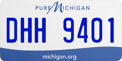 MI license plate DHH9401