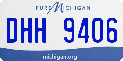 MI license plate DHH9406