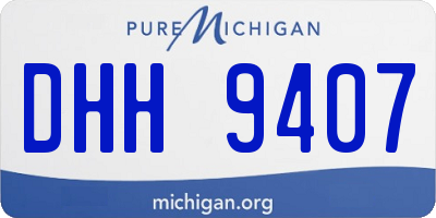 MI license plate DHH9407