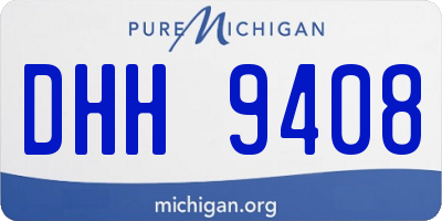 MI license plate DHH9408