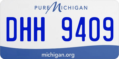 MI license plate DHH9409