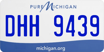 MI license plate DHH9439