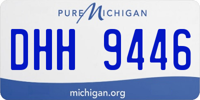 MI license plate DHH9446