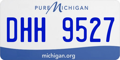MI license plate DHH9527