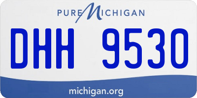 MI license plate DHH9530