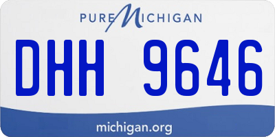 MI license plate DHH9646