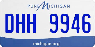 MI license plate DHH9946