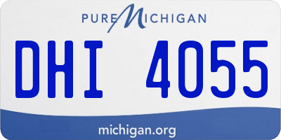 MI license plate DHI4055