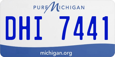 MI license plate DHI7441
