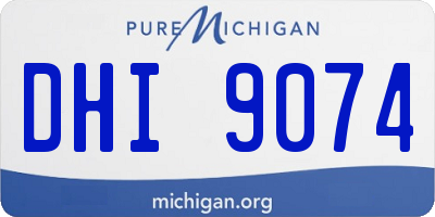 MI license plate DHI9074
