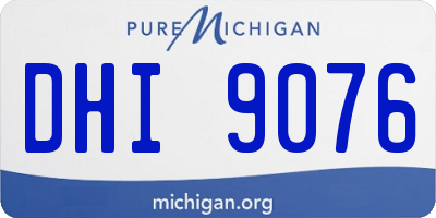 MI license plate DHI9076